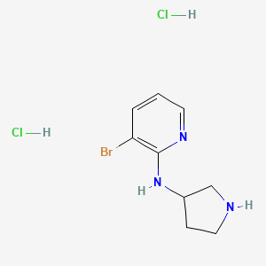 3-bromo-N-(pyrrolidin-3-yl)pyridin-2-amine dihydrochloride