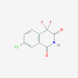 7-Chloro-4,4-difluoroisoquinoline-1,3(2H,4H)-dione