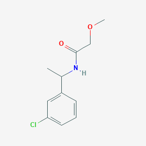 molecular formula C11H14ClNO2 B14899993 n-(1-(3-Chlorophenyl)ethyl)-2-methoxyacetamide 