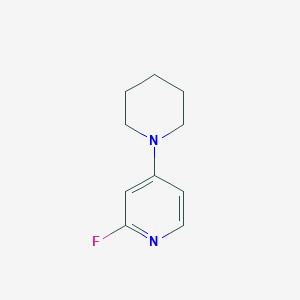 molecular formula C10H13FN2 B1490010 2-Fluoro-4-(piperidin-1-yl)pyridine CAS No. 1209468-41-6