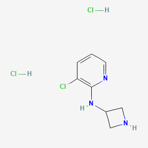 molecular formula C8H12Cl3N3 B1490019 N-(azetidin-3-yl)-3-chloropyridin-2-amine dihydrochloride CAS No. 2098001-56-8