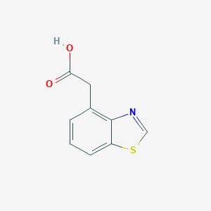 molecular formula C9H7NO2S B149002 4-Benzothiazoleacetic acid CAS No. 208117-17-3