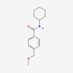 molecular formula C15H21NO2 B14900208 N-cyclohexyl-4-(methoxymethyl)benzamide 