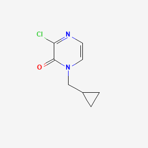3-chloro-1-(cyclopropylmethyl)pyrazin-2(1H)-one