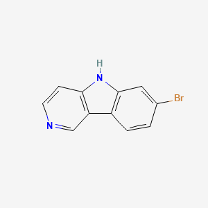molecular formula C11H7BrN2 B1490053 7-bromo-5H-pyrido[4,3-b]indole CAS No. 1015460-59-9