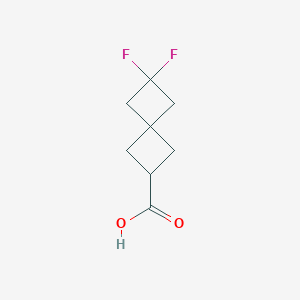 molecular formula C8H10F2O2 B1490074 6,6-Difluorospiro[3.3]heptane-2-carboxylic acid CAS No. 1419101-45-3