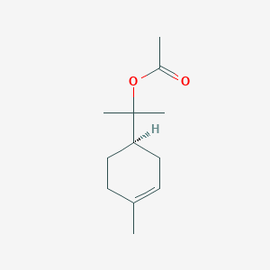 molecular formula C12H20O2 B149023 3-Cyclohexene-1-methanol, alpha,alpha,4-trimethyl-, 1-acetate, (1R)- CAS No. 7785-54-8