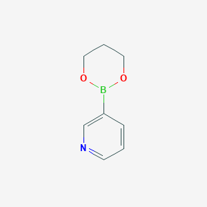 molecular formula C8H10BNO2 B149024 3-(1,3,2-Dioxaborinan-2-yl)pyridine CAS No. 131534-65-1