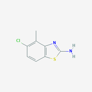 molecular formula C8H7ClN2S B149038 5-氯-4-甲基-1,3-苯并噻唑-2-胺 CAS No. 65373-18-4