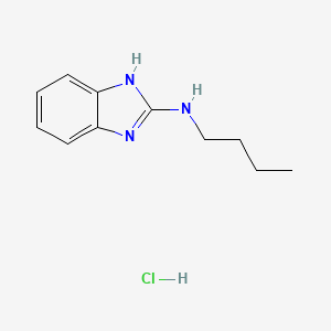 molecular formula C11H16ClN3 B1490392 N-Butyl-1H-benzimidazol-2-amine hydrochloride 
