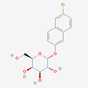 molecular formula C16H17BrO6 B014904 6-溴-2-萘基-α-D-半乳糖苷 CAS No. 25997-59-5