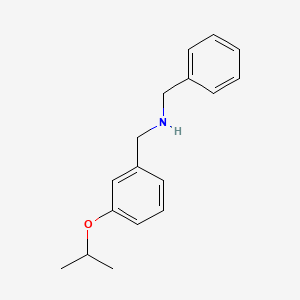 molecular formula C17H21NO B14904476 n-Benzyl-1-(3-isopropoxyphenyl)methanamine 