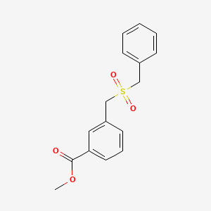 molecular formula C16H16O4S B1490461 Methyl 3-[(benzylsulfonyl)methyl]benzoate CAS No. 2204518-94-3