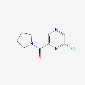 molecular formula C9H10ClN3O B1490480 2-Chloro-6-(1-pyrrolidinylcarbonyl)pyrazine CAS No. 959241-31-7