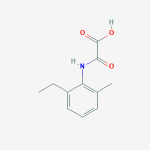 2-(2-ethyl-6-methylanilino)-2-oxoacetic acid