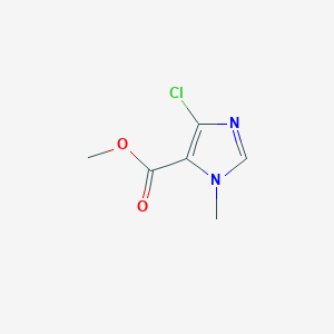 molecular formula C6H7ClN2O2 B14905012 Methyl 4-chloro-1-methyl-1H-imidazole-5-carboxylate 