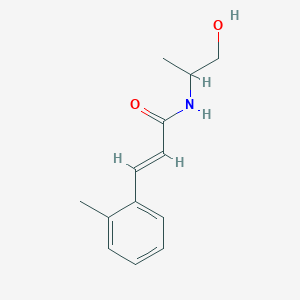molecular formula C13H17NO2 B14905675 n-(1-Hydroxypropan-2-yl)-3-(o-tolyl)acrylamide 