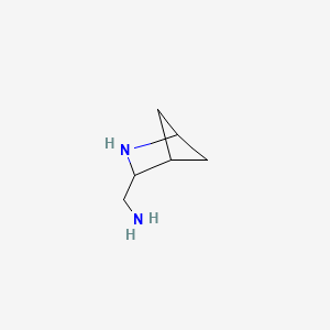 molecular formula C6H12N2 B14905756 2-Azabicyclo[2.1.1]hexan-3-ylmethanamine 