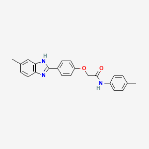 molecular formula C23H21N3O2 B14905937 LasR-IN-1 
