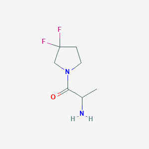 B1490628 2-Amino-1-(3,3-difluoropyrrolidin-1-yl)propan-1-one CAS No. 1849570-18-8