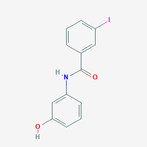 molecular formula C13H10INO2 B14906467 N-(3-hydroxyphenyl)-3-iodobenzamide 