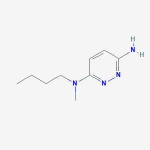 molecular formula C9H16N4 B1490687 N3-butyl-N3-methylpyridazine-3,6-diamine CAS No. 1518983-59-9