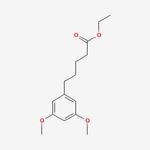 molecular formula C15H22O4 B1490688 Ethyl 5-(3,5-dimethoxyphenyl)pentanoate CAS No. 197178-54-4