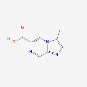molecular formula C9H9N3O2 B14907009 2,3-Dimethylimidazo[1,2-a]pyrazine-6-carboxylic acid 