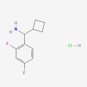 Cyclobutyl(2,4-difluorophenyl)methanamine hydrochloride