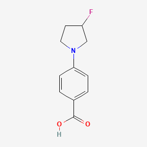 4-(3-Fluoropyrrolidin-1-yl)benzoic acid
