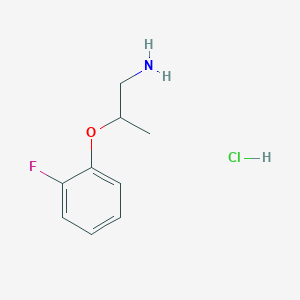 2-(2-Fluorophenoxy)propan-1-amine hydrochloride