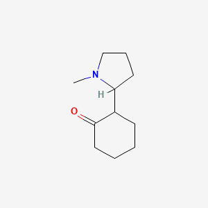 2-(1-Methylpyrrolidin-2-yl)cyclohexan-1-one