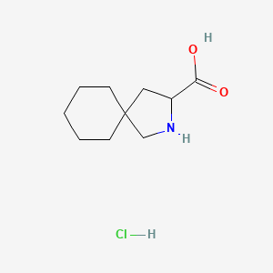 2-Azaspiro[4.5]decane-3-carboxylic acid hydrochloride