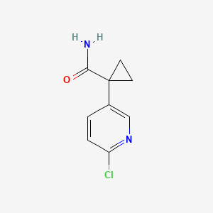 1-(6-Chloropyridin-3-YL)cyclopropanecarboxamide