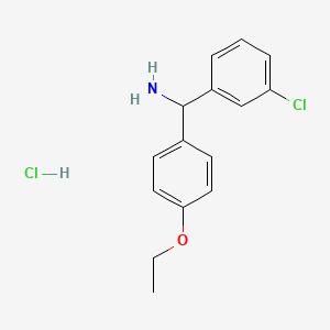 (3-Chlorophenyl)(4-ethoxyphenyl)methanamine hydrochloride