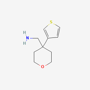 {[4-(3-thienyl)tetrahydro-2H-pyran-4-yl]methyl}amine