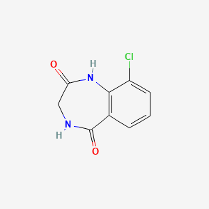 9-Chloro-3,4-dihydro-1H-benzo[E][1,4]diazepine-2,5-dione