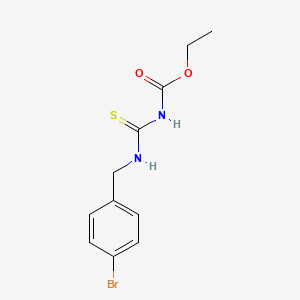 ethyl N-{[(4-bromophenyl)methyl]carbamothioyl}carbamate