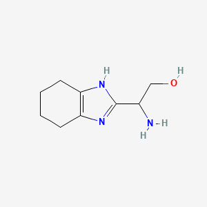 2-amino-2-(4,5,6,7-tetrahydro-1H-benzimidazol-2-yl)ethanol