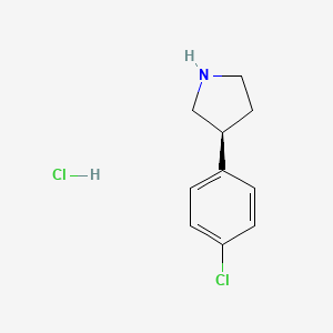 (s)-3-(4-Chlorophenyl)pyrrolidine hydrochloride
