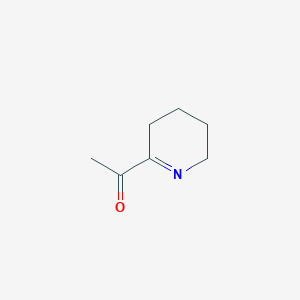 molecular formula C7H11NO B149078 1-(3,4,5,6-tetrahydropyridin-2-yl)ethanone CAS No. 27300-27-2