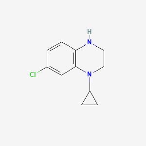 7-Chloro-1-cyclopropyl-1,2,3,4-tetrahydroquinoxaline
