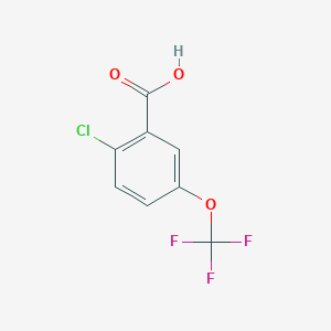 molecular formula C8H4ClF3O3 B1490794 2-Chloro-5-(trifluoromethoxy)benzoic acid CAS No. 1261836-04-7