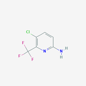 molecular formula C6H4ClF3N2 B1490870 5-Chloro-6-(trifluoromethyl)pyridin-2-amine CAS No. 1227595-72-3