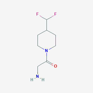 2-Amino-1-(4-(difluoromethyl)piperidin-1-yl)ethan-1-one