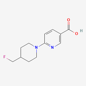 6-(4-(Fluoromethyl)piperidin-1-yl)nicotinic acid