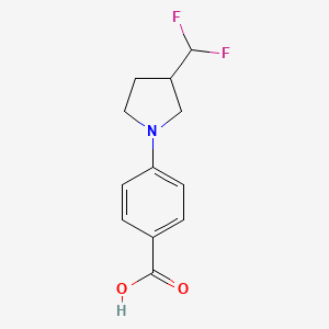 4-(3-(Difluoromethyl)pyrrolidin-1-yl)benzoic acid