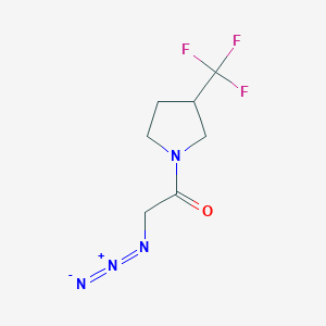 2-Azido-1-(3-(trifluoromethyl)pyrrolidin-1-yl)ethan-1-one