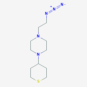 1-(2-azidoethyl)-4-(tetrahydro-2H-thiopyran-4-yl)piperazine