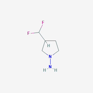 3-(Difluoromethyl)pyrrolidin-1-amine